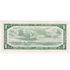 BC-37b-i 1954 Canada $1 Beattie-Rasminsky, U/M, AU-UNC (AU55)