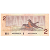 BC-55b 1986 Canada $2 Thiessen-Crow, AUK, Very Fine (VF20)