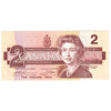 BC-55b 1986 Canada $2 Thiessen-Crow, AUK, Very Fine (VF20)