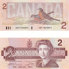 BC-55b 1986 Canada $2 Thiessen-Crow, AUP, Uncirculated (MS60)