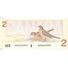 BC-55b 1986 Canada $2 Thiessen-Crow, AUR, Almost Uncirculated (AU50)