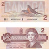 BC-55b 1986 Canada $2 Thiessen-Crow, AUS, Choice Uncirculated (CUNC63)
