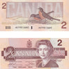 BC-55b 1986 Canada $2 Thiessen-Crow, AUT, Uncirculated (MS60)