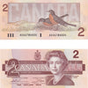 BC-55b 1986 Canada $2 Thiessen-Crow, AUU, Choice Uncirculated (CUNC63)