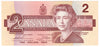 BC-55b 1986 Canada $2 Thiessen-Crow, BBA, Choice Uncirculated (CUNC63)