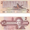 BC-55b 1986 Canada $2 Thiessen-Crow, BBA, Uncirculated (MS60)