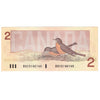 BC-55b 1986 Canada $2 Thiessen-Crow, BBC, AU-UNC (AU55)