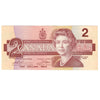 BC-55b 1986 Canada $2 Thiessen-Crow, BBH, Almost Uncirculated (AU50)
