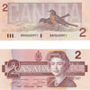 BC-55b 1986 Canada $2 Thiessen-Crow, BBH, Choice Uncirculated (CUNC63)