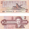 BC-55b 1986 Canada $2 Thiessen-Crow, BBL, Uncirculated (MS60)
