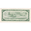 BC-37b-i 1954 Canada $1 Beattie-Rasminsky, Z/P, Extra Fine (EF40)