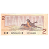 BC-55b 1986 Canada $2 Thiessen-Crow, BBP Small B's, Extra Fine (EF40)