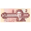 BC-55b 1986 Canada $2 Thiessen-Crow, BBP Small B's, Uncirculated (MS60)
