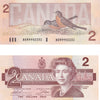 BC-55b 1986 Canada $2 Thiessen-Crow, BBR, Choice Uncirculated (CUNC63)