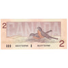 BC-55b 1986 Canada $2 Thiessen-Crow, BBS, Almost Uncirculated (AU50)