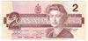 BC-55b 1986 Canada $2 Thiessen-Crow, BBY, AU-UNC (AU55)