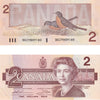 BC-55b 1986 Canada $2 Thiessen-Crow, BBZ, AU-UNC (AU55)