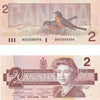 BC-55b 1986 Canada $2 Thiessen-Crow, BGD, Uncirculated (MS60)