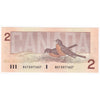BC-55b 1986 Canada $2 Thiessen-Crow, BGF, Almost Uncirculated (AU50)