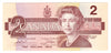 BC-55b 1986 Canada $2 Thiessen-Crow, BGF, Choice Uncirculated (CUNC63)