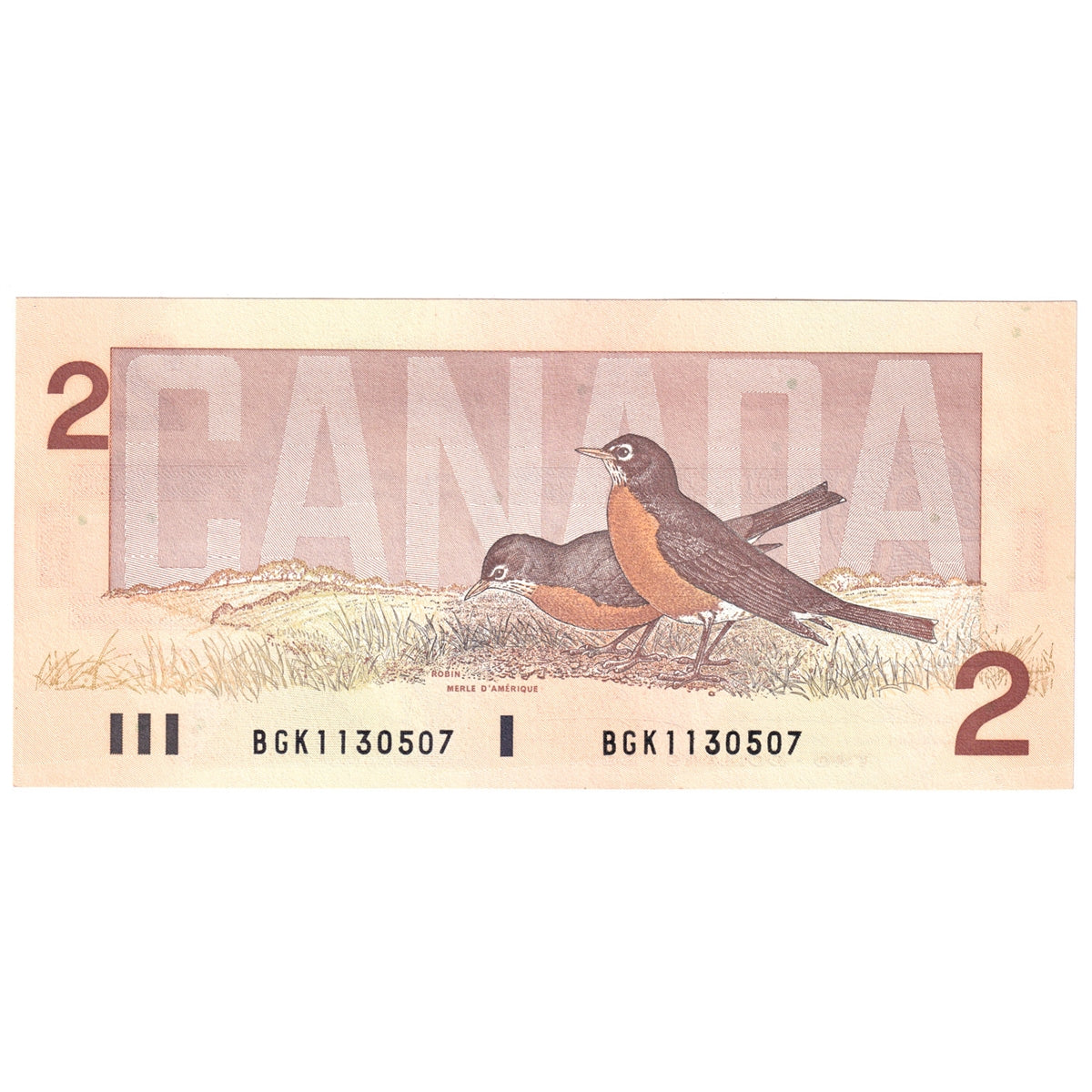 BC-55b 1986 Canada $2 Thiessen-Crow, BGK, Choice Uncirculated (CUNC63)