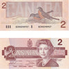 BC-55b 1986 Canada $2 Thiessen-Crow, BGM, Uncirculated (MS60)