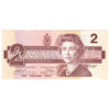 BC-55b 1986 Canada $2 Thiessen-Crow, BGN, AU-UNC (AU55)