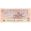 BC-55b 1986 Canada $2 Thiessen-Crow, BGP, Almost Uncirculated (AU50)