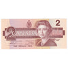 BC-55b 1986 Canada $2 Thiessen-Crow, BGP, Almost Uncirculated (AU50)