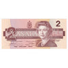 BC-55b 1986 Canada $2 Thiessen-Crow, BGU, AU-UNC