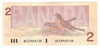 BC-55b 1986 Canada $2 Thiessen-Crow, BGZ, Choice Uncirculated (CUNC63)