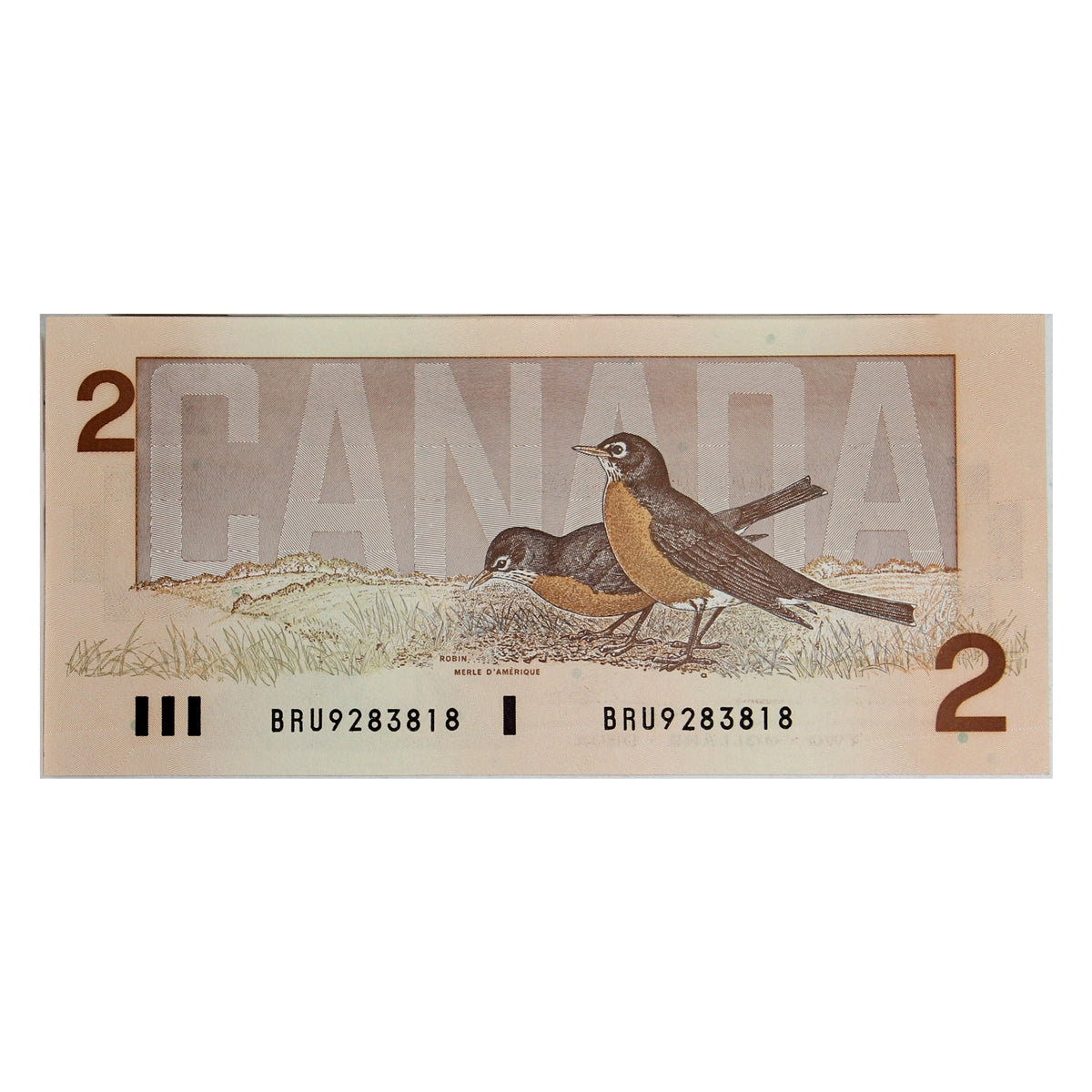 BC-55b 1986 Canada $2 Thiessen-Crow, BRU, Uncirculated (MS60)