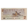 BC-55b 1986 Canada $2 Thiessen-Crow, BUG, Uncirculated (MS60)