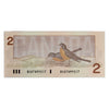 BC-55b 1986 Canada $2 Thiessen-Crow, BUU, Uncirculated (MS60)