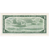 BC-37b-i 1954 Canada $1 Beattie-Rasminsky, D/Z, Extra Fine (EF40)
