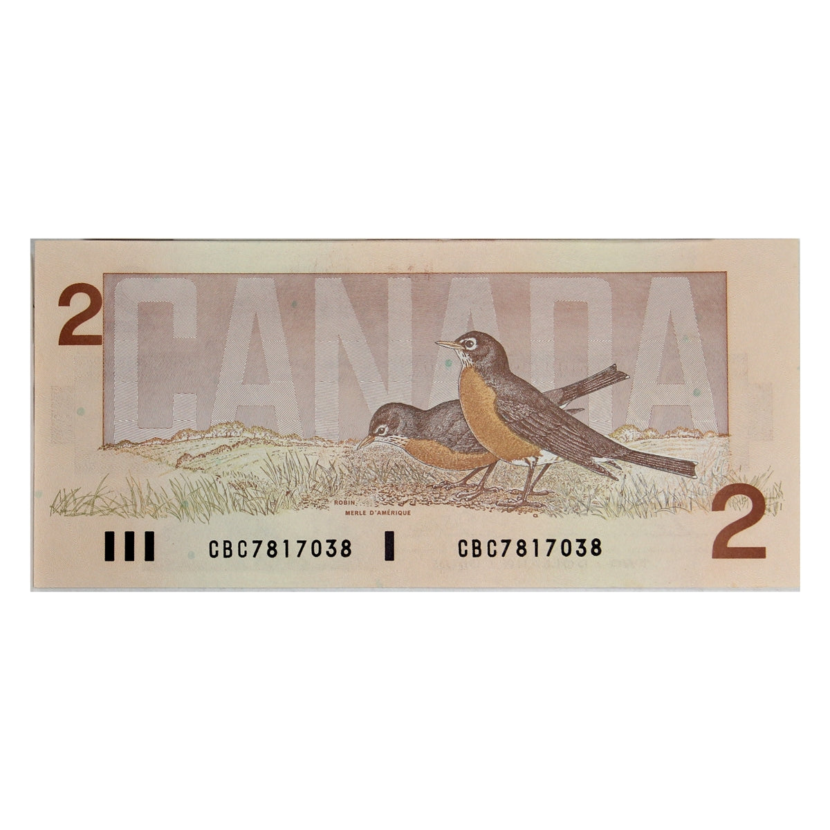BC-55b 1986 Canada $2 Thiessen-Crow, CBC, Uncirculated (MS60)