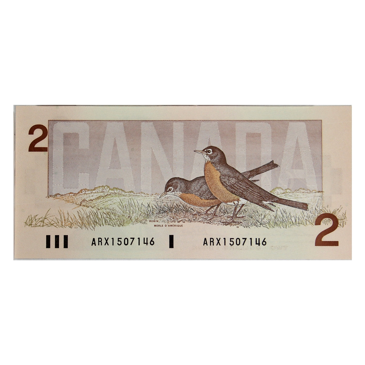 BC-55bA 1986 Canada $2 Thiessen-Crow, ARX Above 1.4M, AU-UNC (AU55)