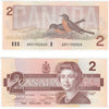 BC-55bA 1986 Canada $2 Thiessen-Crow, ARX, above 1.4M, Uncirculated (MS60)