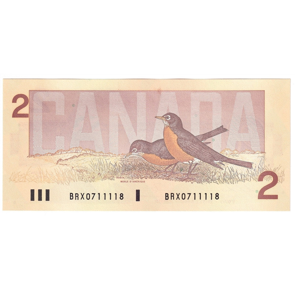BC-55bA 1986 Canada $2 Thiessen-Crow, BRX, Choice Uncirculated (CUNC63)