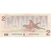BC-55BA-i 1986 Canada $2 Thiessen-Crow, EBX, AU-UNC (AU55)