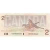 BC-55BA-i 1986 Canada $2 Thiessen-Crow, EBX, Choice Uncirculated (CUNC63)