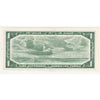 BC-37b-i 1954 Canada $1 Beattie-Rasminsky, W/Z, Uncirculated (MS60)