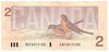BC-55b-i 1986 Canada $2 Thiessen-Crow, EBF, Choice Uncirculated (CUNC63)