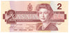 BC-55b-i 1986 Canada $2 Thiessen-Crow, EBF, Choice Uncirculated (CUNC63)
