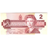 BC-55b-i 1986 Canada $2 Thiessen-Crow, EGF, Uncirculated (MS60)