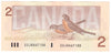 BC-55b-i 1986 Canada $2 Thiessen-Crow, EGJ, Choice Uncirculated (CUNC63)