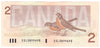 BC-55b-i 1986 Canada $2 Thiessen-Crow, EGL, Choice Uncirculated (CUNC63)