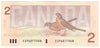 BC-55b-i 1986 Canada $2 Thiessen-Crow, EGP, Choice Uncirculated (CUNC63)