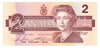 BC-55c 1986 Canada $2 Bonin-Thiessen, CBJ, Choice Uncirculated (CUNC63)