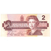 BC-55cA 1986 Canada $2 Bonin-Thiessen, BRX Circulation Issue, Extra Fine (EF40)